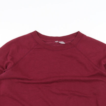H&M Womens Red   Pullover Jumper Size M