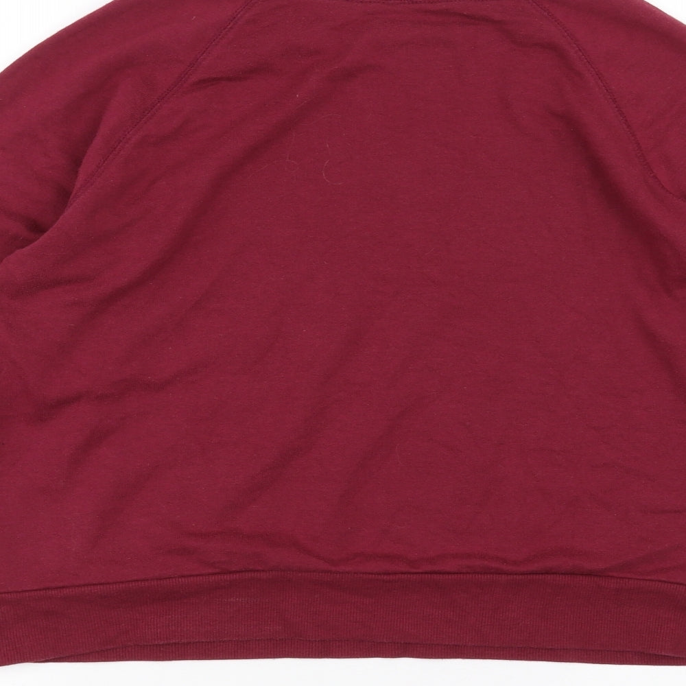 H&M Womens Red   Pullover Jumper Size M