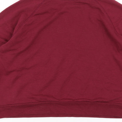 H&M Womens Red   Pullover Jumper Size M