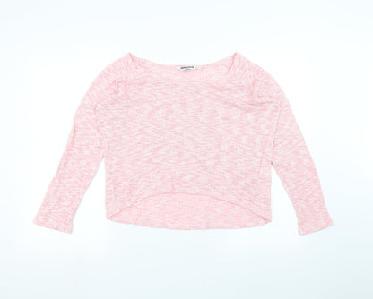Additional front view of Generation girls’ pink basic t-shirt, size 14-15, years
