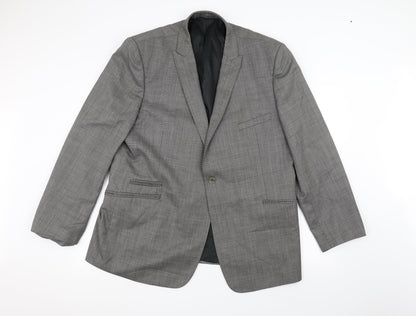 Felina Mens Grey   Jacket Suit Jacket Size 38