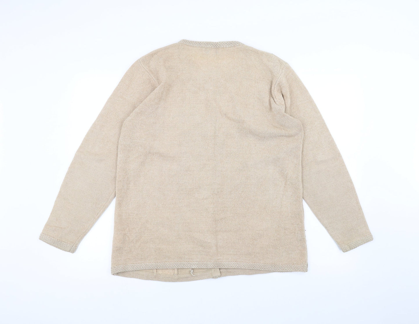 Fay Louise Womens White   Cardigan Jumper Size M