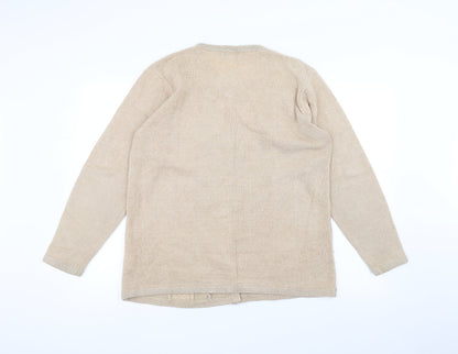 Fay Louise Womens White   Cardigan Jumper Size M