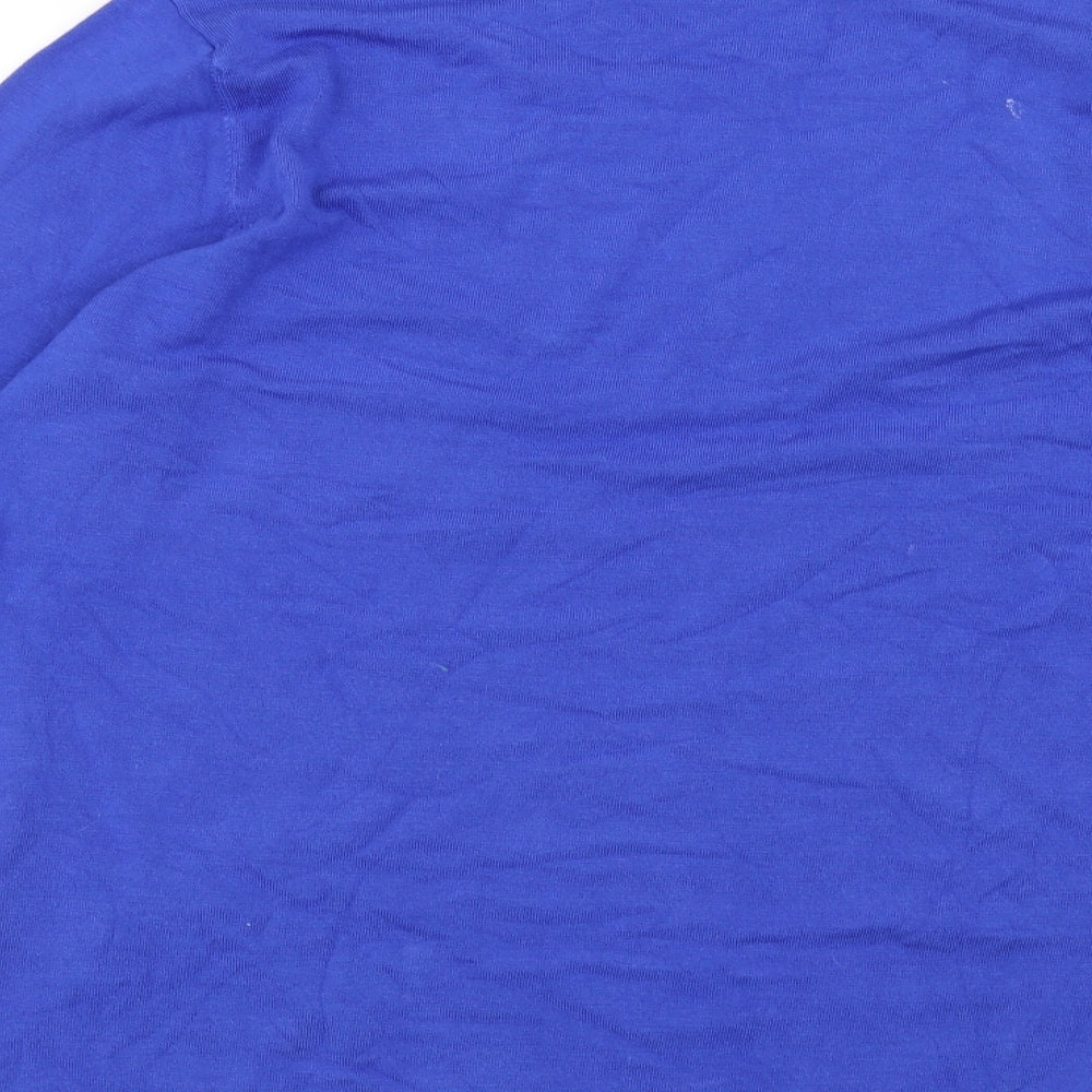 Womens UK Size 16 Gerry Weber Blue Basic T-Shirt