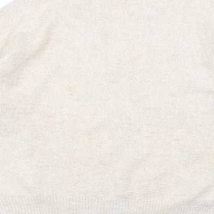 George Womens White   Pullover Jumper Size M