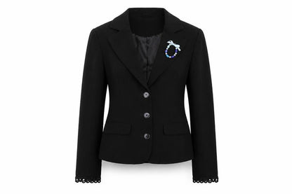 Womens UK Size 10 Papaya Black Jacket