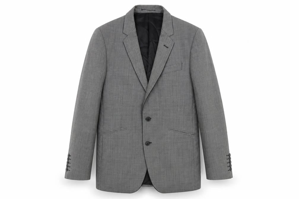 Mens UK Size 40 Impressions Regular Grey Suit Jacket