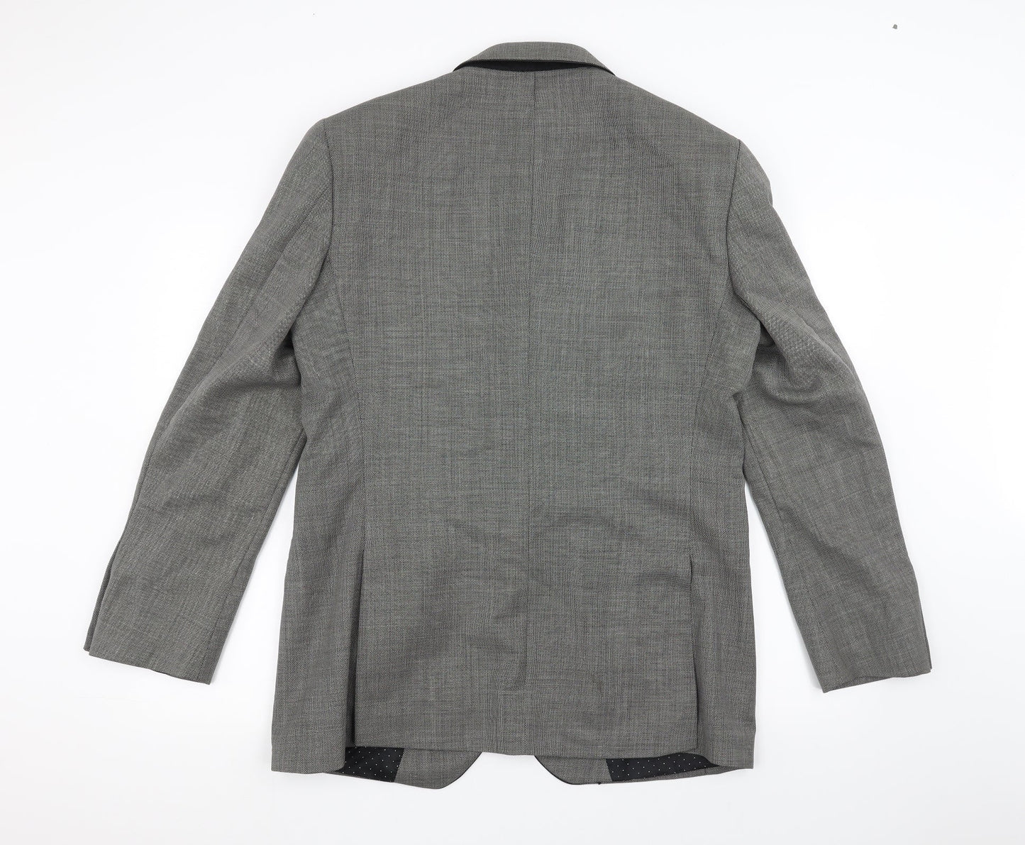 Mens UK Size 40 Impressions Regular Grey Suit Jacket