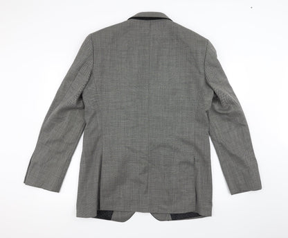 Mens UK Size 40 Impressions Regular Grey Suit Jacket