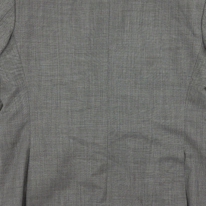 Mens UK Size 40 Impressions Regular Grey Suit Jacket