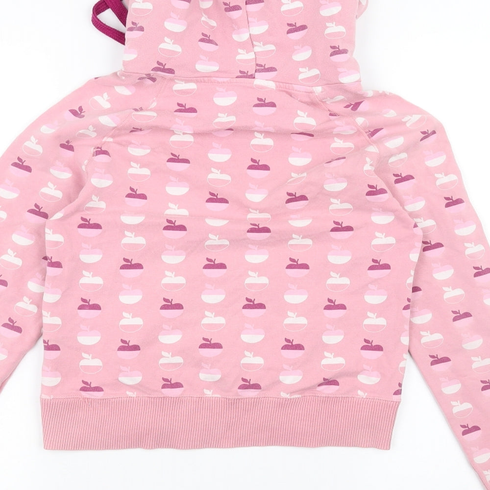 XDYE Girls Pink   Pullover Hoodie Size M  - Apple Print