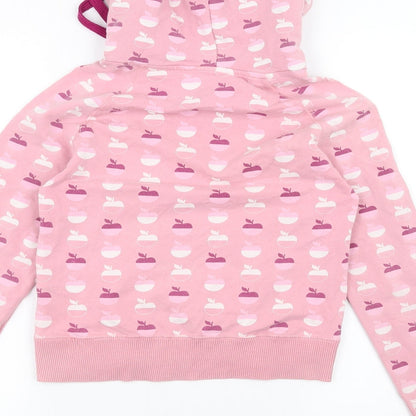 XDYE Girls Pink   Pullover Hoodie Size M  - Apple Print