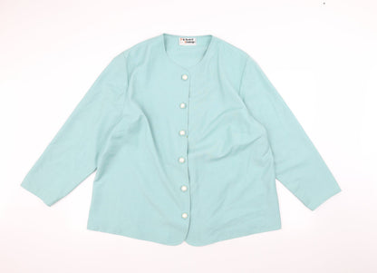 Richard Stump Womens Green   Jacket  Size 20