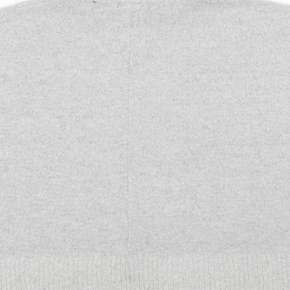 Brand and care label for Atmosphere women’s grey jumper, size UK 14