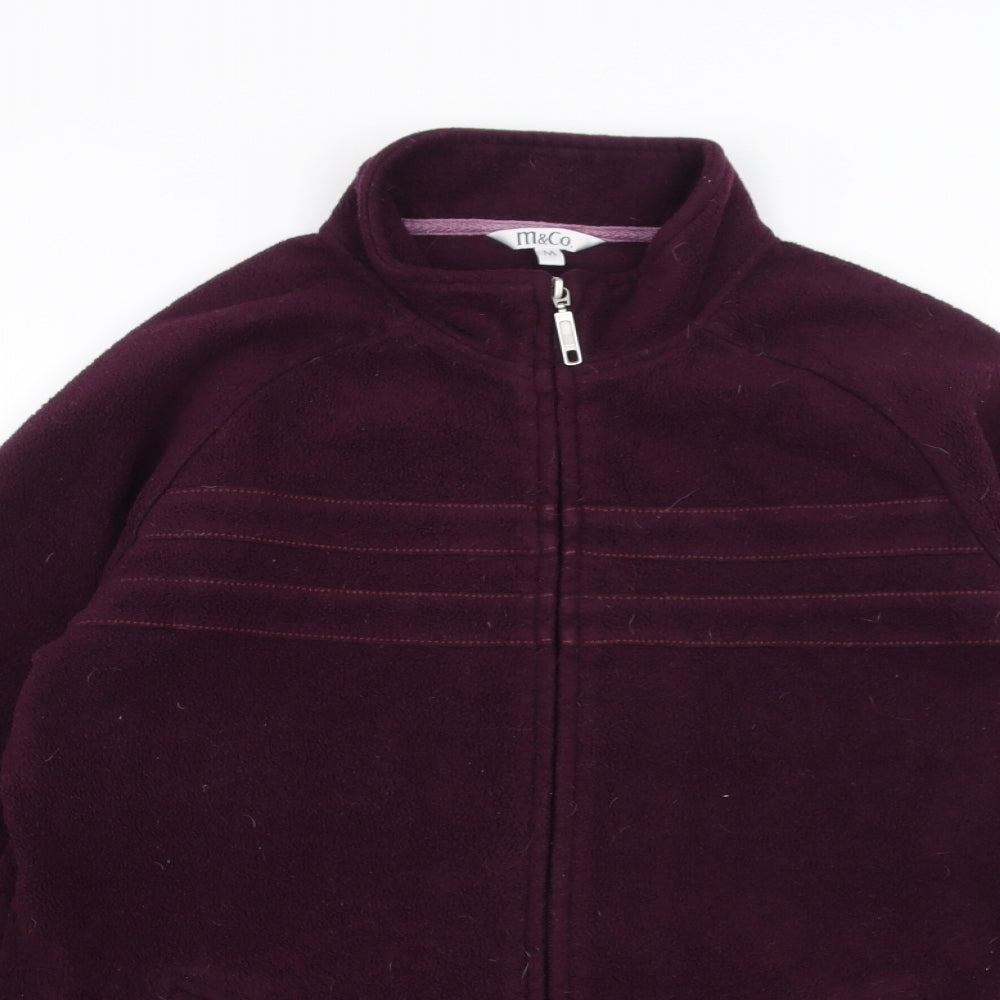 M&Co Womens Purple   Jacket  Size M