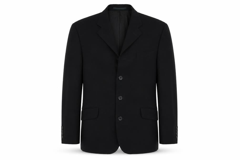 Mens UK Size 40 REMUS Regular Black Suit Jacket