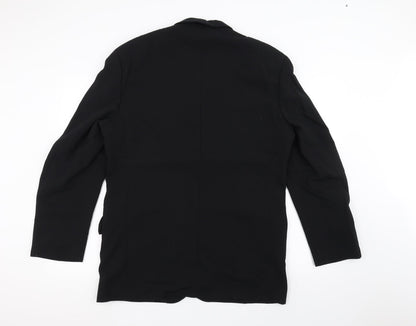 Mens UK Size 40 REMUS Regular Black Suit Jacket