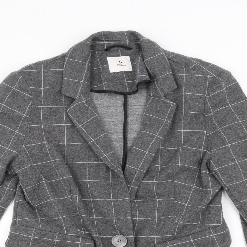 TU Womens Grey   Jacket  Size 12