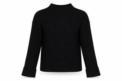 Preworn Womens Black   Pullover Jumper Size S