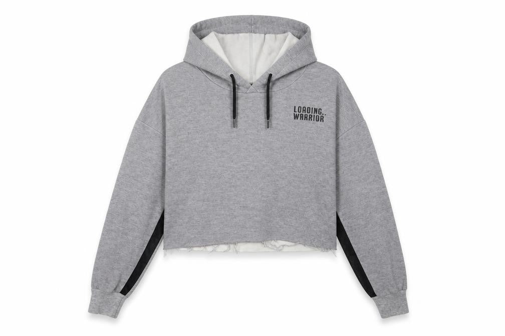 Womens UK Size S Bershka Grey Pullover Hoodie