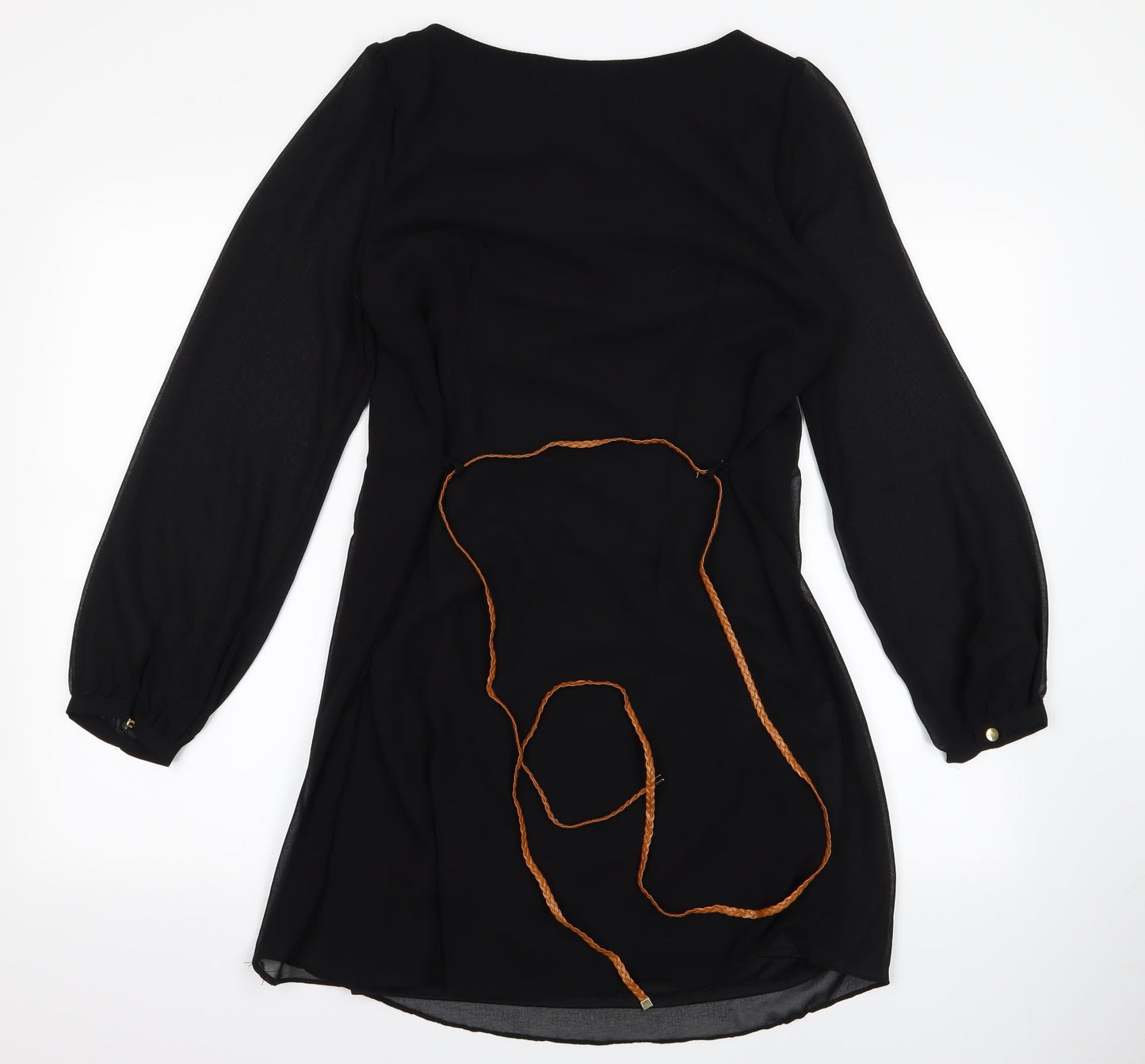 Atmosphere Womens Black  Rayon T-Shirt Dress  Size M