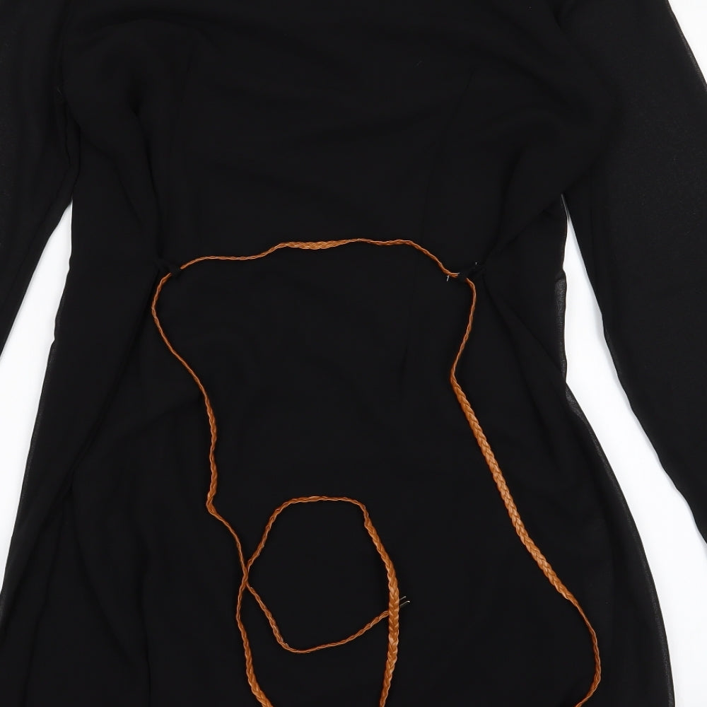 Atmosphere Womens Black  Rayon T-Shirt Dress  Size M