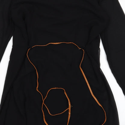 Atmosphere Womens Black  Rayon T-Shirt Dress  Size M