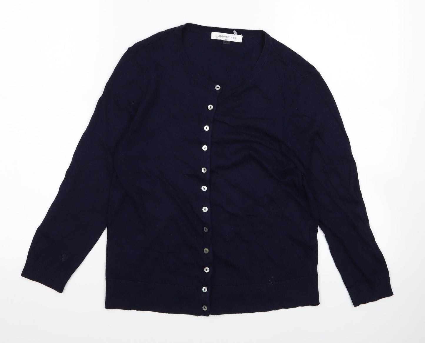 Preworn Womens Blue   Cardigan Jumper Size M