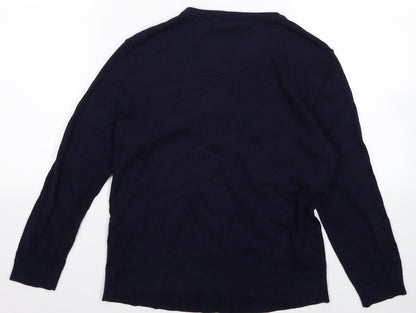 Preworn Womens Blue   Cardigan Jumper Size M
