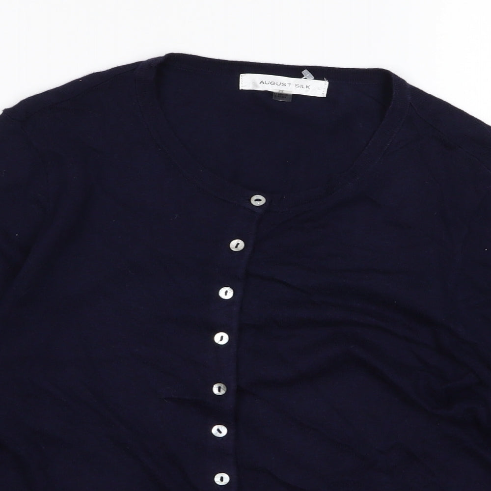 Preworn Womens Blue   Cardigan Jumper Size M