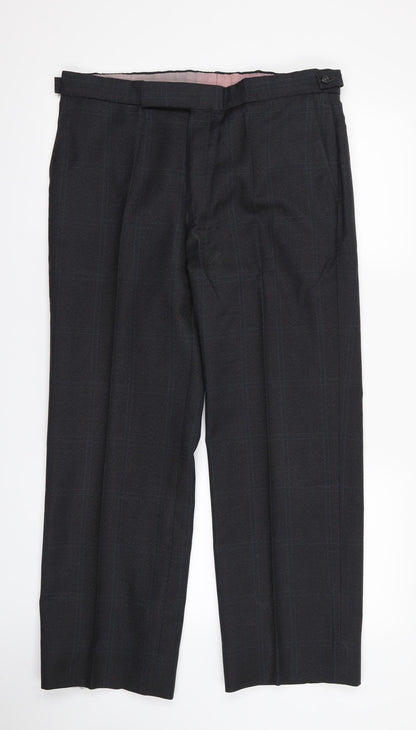 Dunn & Co Mens Grey   Trousers  Size 34 L24 in