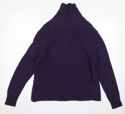 fabrizo Womens Purple   Cardigan Jumper Size L