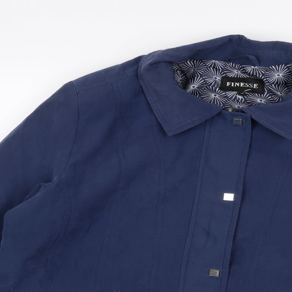 Womens UK Size 16 Finesse Blue Jacket