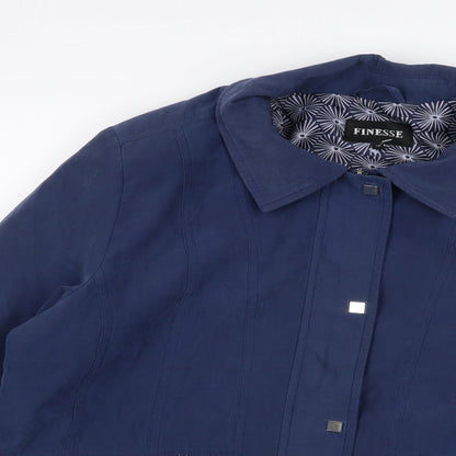 Womens UK Size 16 Finesse Blue Jacket