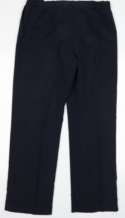 Womens UK Size 32 julipa Regular Fit  Blue Trousers