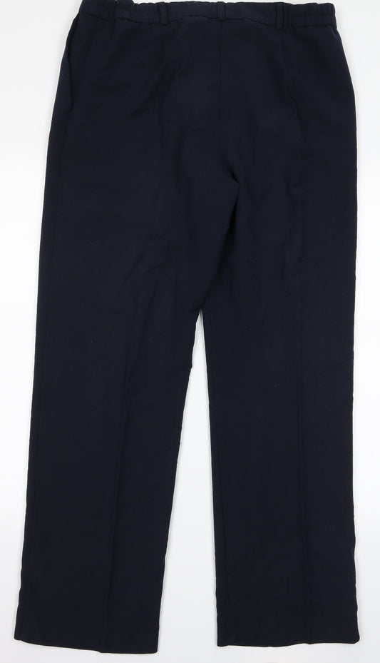 Womens UK Size 32 julipa Regular Fit  Blue Trousers