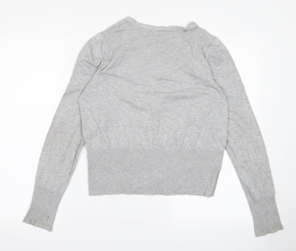 Preworn Womens Grey   Cardigan Jumper Size M
