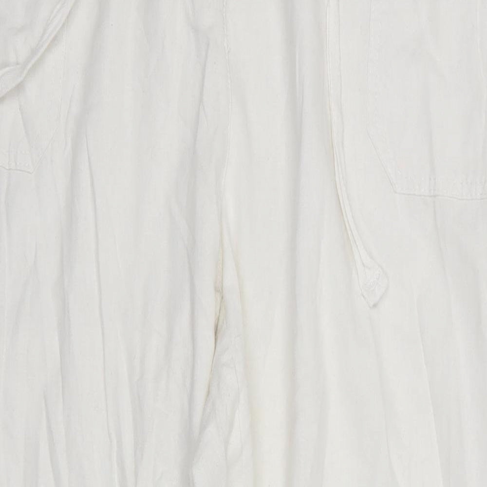 TU Womens White   Trousers  Size 44 L31 in