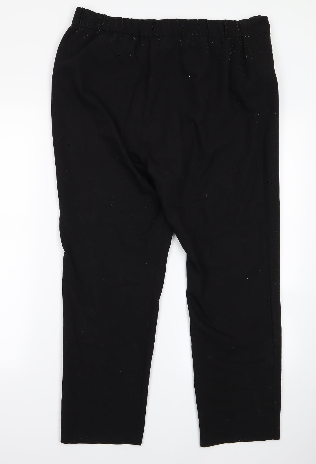 bonmrache Womens Black   Trousers  Size 16 L23 in