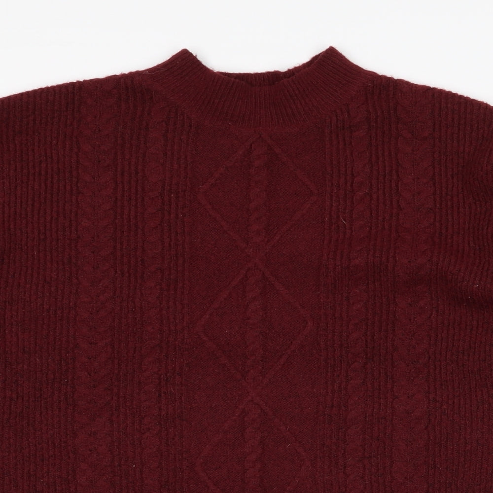 Peacocks Womens Red   Pullover Jumper Size L