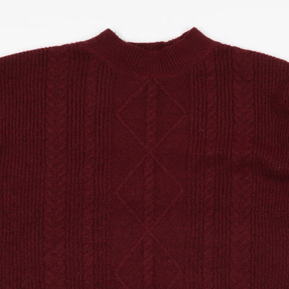 Peacocks Womens Red   Pullover Jumper Size L