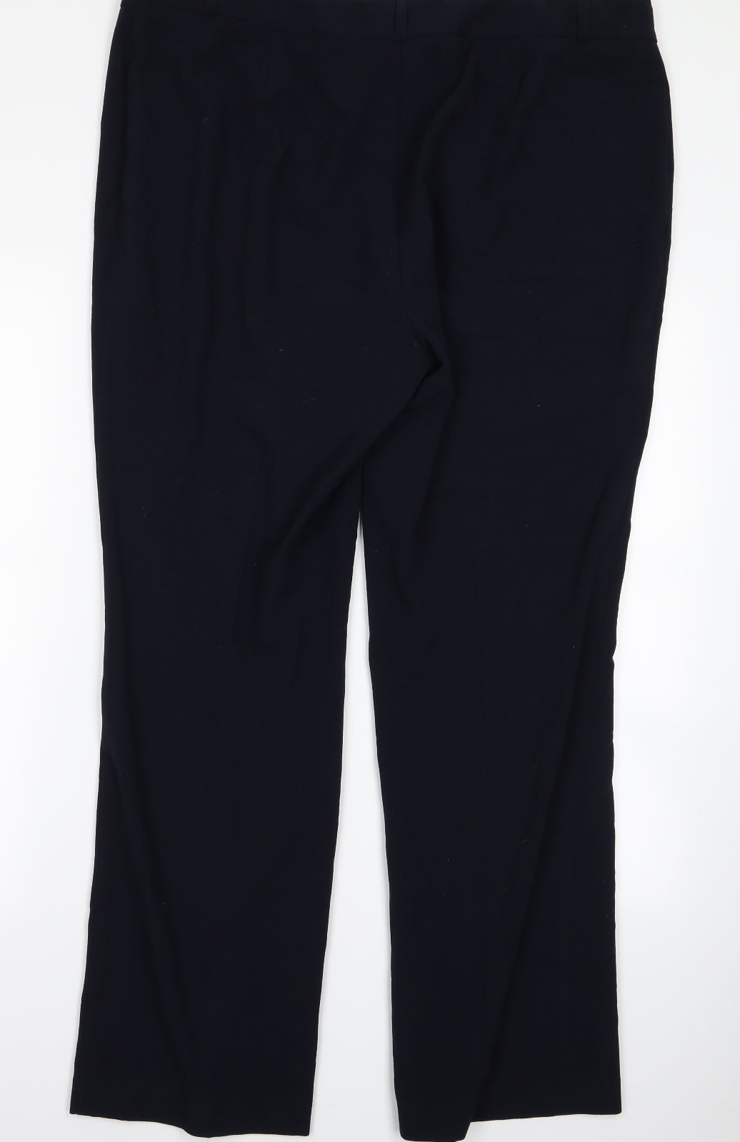 Womens UK Size 18 m&s Regular Fit  Blue Trousers