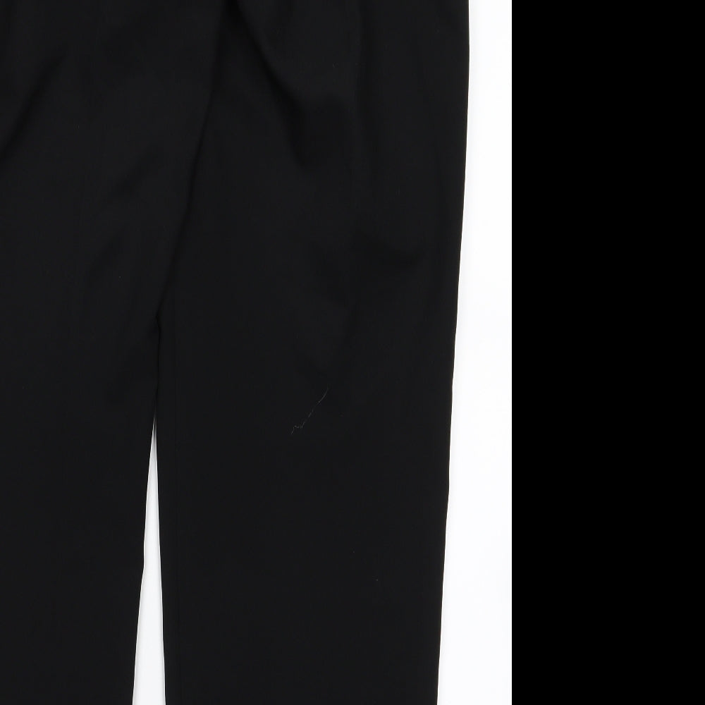 Preworn Womens Black   Trousers  Size 18 L26 in