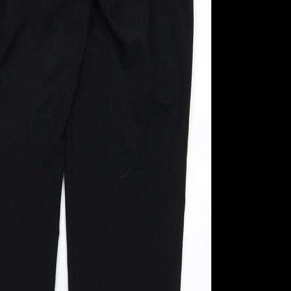 Preworn Womens Black   Trousers  Size 18 L26 in