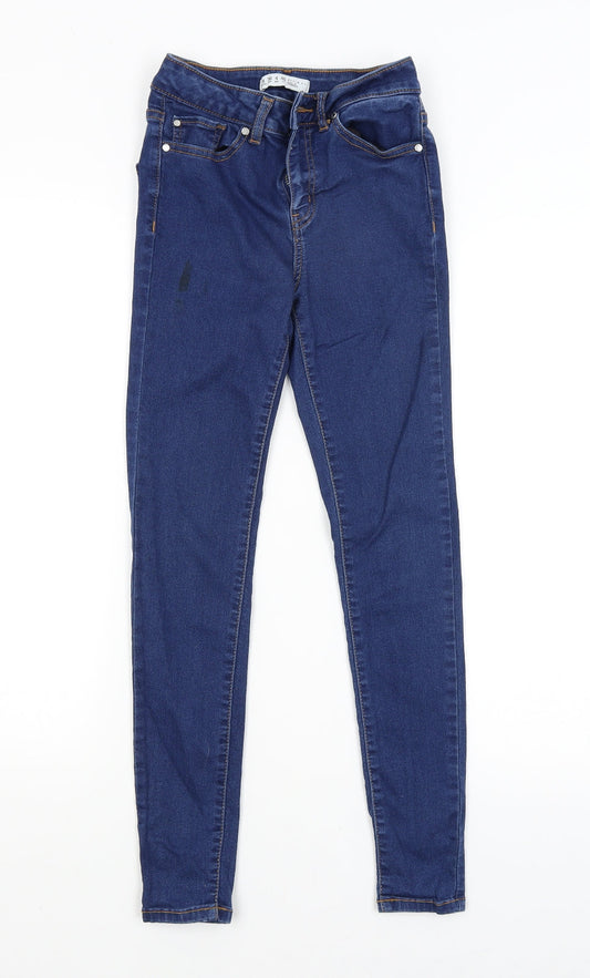 denim.co Womens Blue   Skinny Jeans Size 8 L25 in