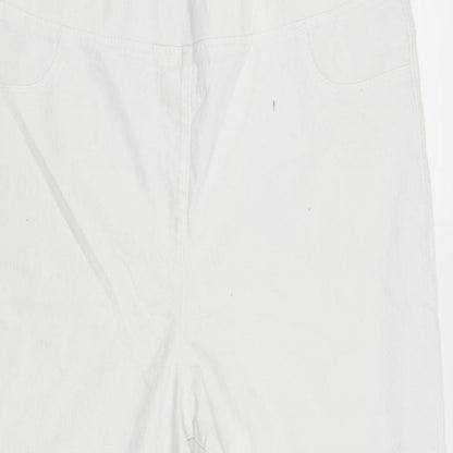 Studio Womens White   Trousers  Size 20 L23 in