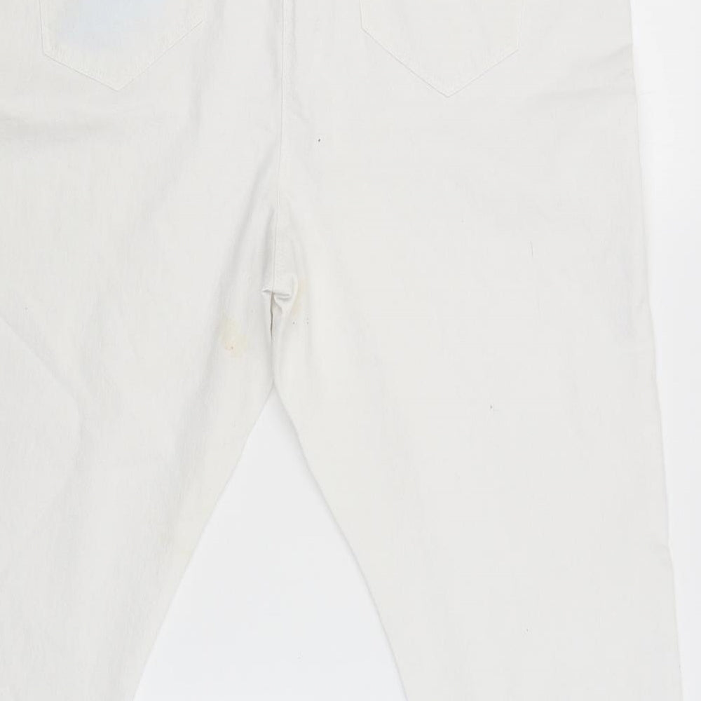 Studio Womens White   Trousers  Size 20 L23 in