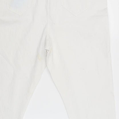 Studio Womens White   Trousers  Size 20 L23 in