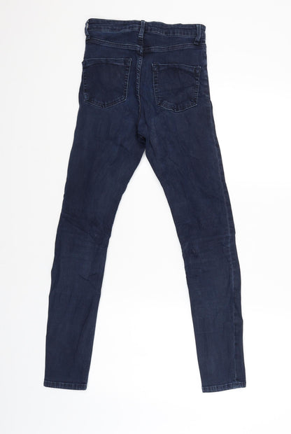 Womens UK Size 25 in Jamie Regular Fit Skinny Blue Jeans