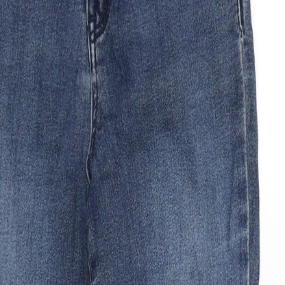 ASOS Womens Blue   Straight Jeans Size 25 L28 in